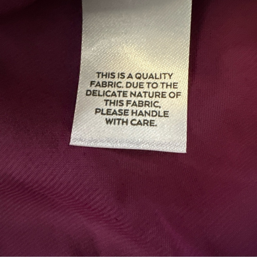 Lulus Wrap Dress Women's Small Purple Satin So Splendid Magenta Ruffled Hem New - Picture 11 of 11